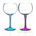 Προσαρμοσμένο χρωματισμένο κρασί γυαλί γυαλιού γυαλιού